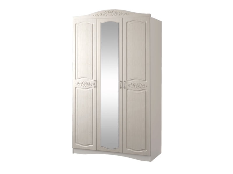 Шкаф 3-х дверный с зеркалом Виола-2 2313x1350x574мм